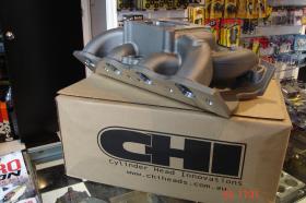 CHI CLEVELAND DUAL PLAIN AIR GAP MANIFOLD.Suit 185-208-225 CHI Heads.Huge Amount Of Torque Down Low Will Fit Under Bonnet.